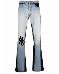 hellblaue bedruckte Jeans von GALLERY DEPT.