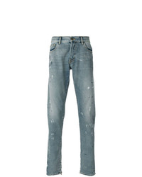 hellblaue bedruckte Jeans von Ih Nom Uh Nit