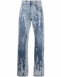 hellblaue bedruckte Jeans von Just Cavalli