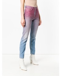 hellblaue bedruckte Jeans von Vivetta