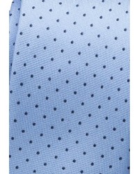 hellblaue bedruckte Krawatte von Eterna