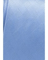 hellblaue bedruckte Krawatte von Eterna
