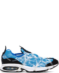 hellblaue bedruckte Slip-On Sneakers von Nike