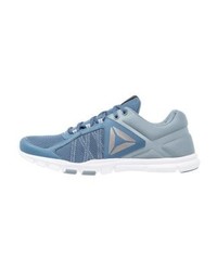hellblaue bedruckte Sportschuhe von Reebok