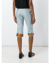 hellblaue Bermuda-Shorts von Dolce & Gabbana Vintage
