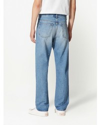 hellblaue beschlagene Jeans von Valentino