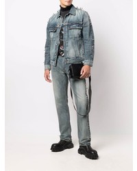 hellblaue beschlagene Jeans von Givenchy