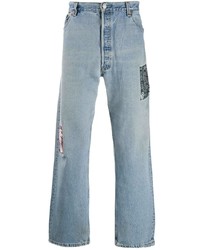 hellblaue bestickte Jeans von Children Of The Discordance