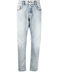 hellblaue bestickte Jeans von Diesel