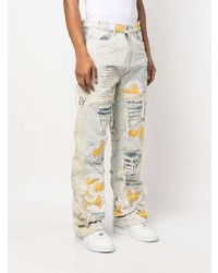 hellblaue bestickte Jeans von Who Decides War