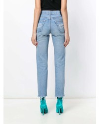 hellblaue bestickte Jeans von History Repeats