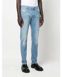 hellblaue bestickte Jeans von Billionaire