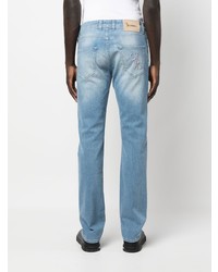 hellblaue bestickte Jeans von Billionaire