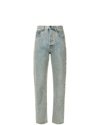 hellblaue bestickte Jeans von Gucci