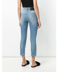 hellblaue bestickte Jeans von History Repeats