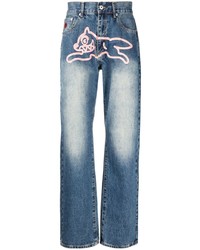hellblaue bestickte Jeans von Icecream