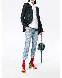 hellblaue bestickte Jeans von Isabel Marant Etoile