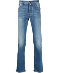 hellblaue bestickte Jeans von Jacob Cohen