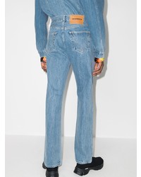 hellblaue bestickte Jeans von Vetements