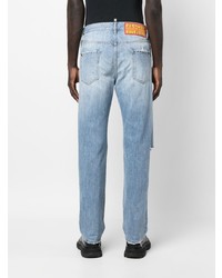 hellblaue bestickte Jeans von DSQUARED2