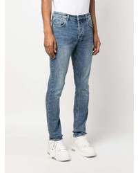 hellblaue bestickte Jeans von Ksubi