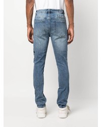 hellblaue bestickte Jeans von Ksubi