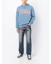 hellblaue bestickte Jeans von Icecream