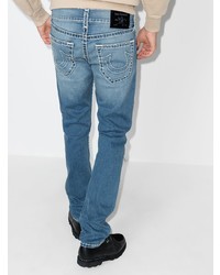 hellblaue bestickte Jeans von True Religion