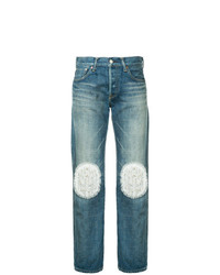 hellblaue bestickte Jeans von Tu Es Mon Trésor