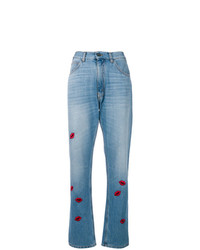 hellblaue bestickte Jeans von Vivetta
