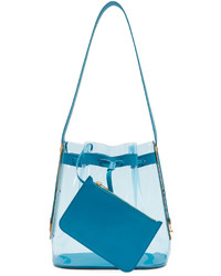 hellblaue Beuteltasche von Sophie Hulme