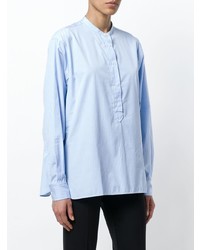 hellblaue Bluse mit Knöpfen von Aspesi