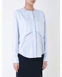 hellblaue Bluse mit Knöpfen von Dion Lee