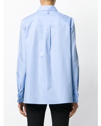 hellblaue Bluse mit Knöpfen von Tibi