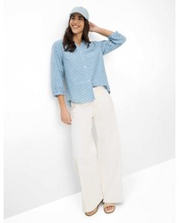 hellblaue Bluse von Brax