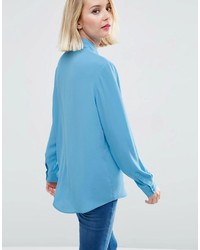 hellblaue Bluse von Asos