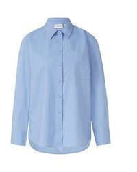 hellblaue Bluse von Comma