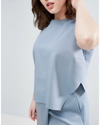 hellblaue Bluse von Asos