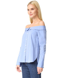 hellblaue Bluse von Club Monaco