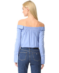 hellblaue Bluse von Club Monaco