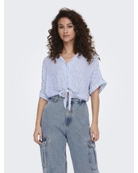 hellblaue Bluse von Only