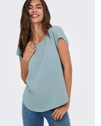 hellblaue Bluse von Only