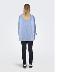 hellblaue Bluse von Only