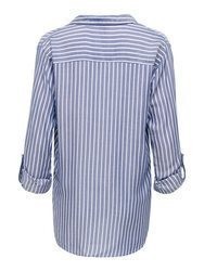 hellblaue Bluse von Only