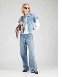 hellblaue Bluse von Only