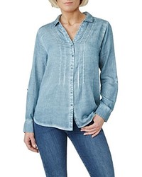 hellblaue Bluse von Pioneer