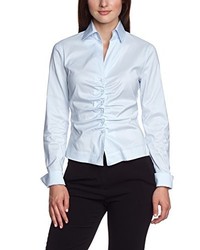 hellblaue Bluse von René Lezard