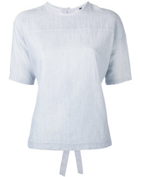 hellblaue Bluse von Sara Lanzi