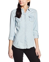 hellblaue Bluse von SPRINGFIELD