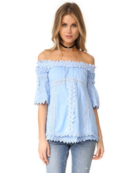 hellblaue Bluse von Style Mafia